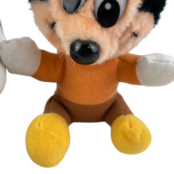 Vintage Disney Mickeys Christmas Carol Mickey Mouse Goofy Small Plush Stuffed 2 - Picture 8 of 16